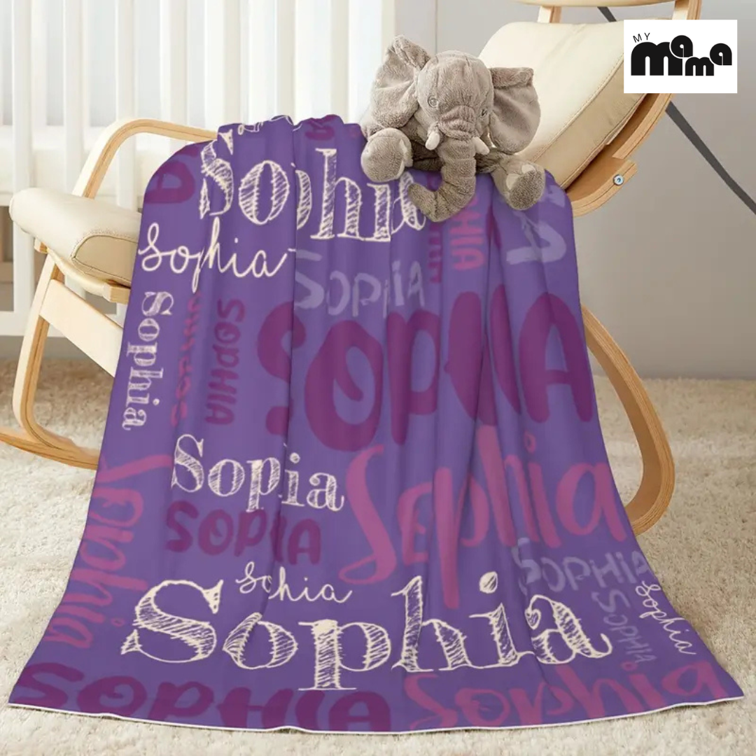 Custom Baby Name Blanket – The Perfect Baby Shower Gift