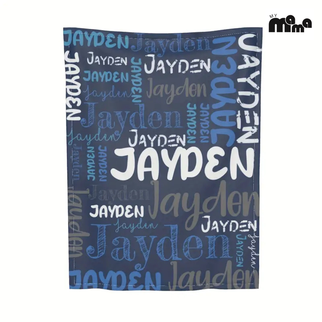 Custom Baby Name Blanket – The Perfect Baby Shower Gift