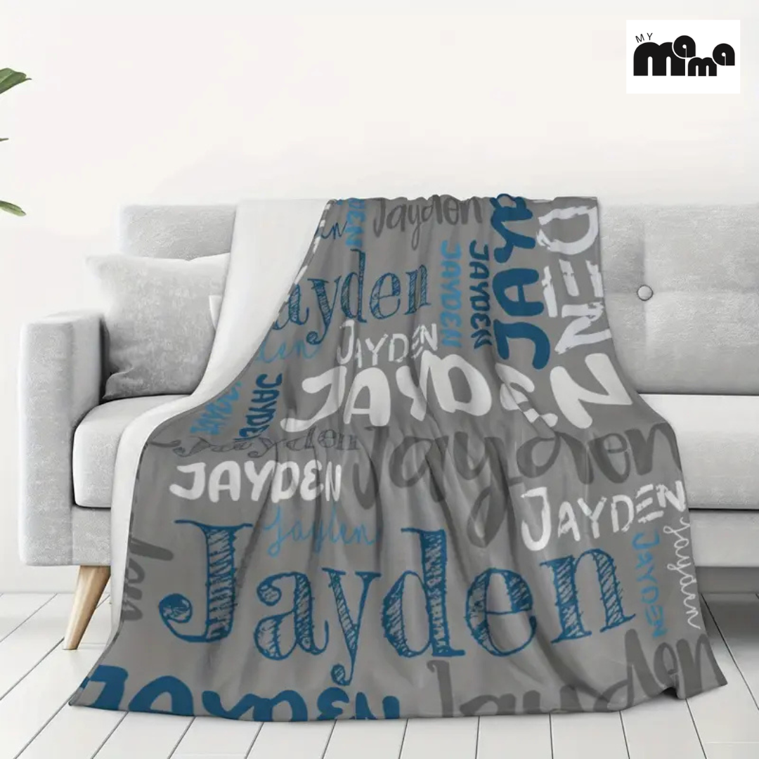Custom Baby Name Blanket – The Perfect Baby Shower Gift