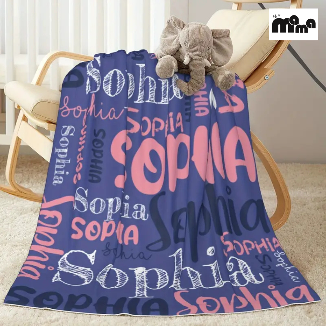 Custom Baby Name Blanket – The Perfect Baby Shower Gift