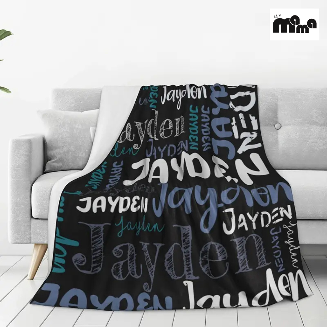 Custom Baby Name Blanket – The Perfect Baby Shower Gift